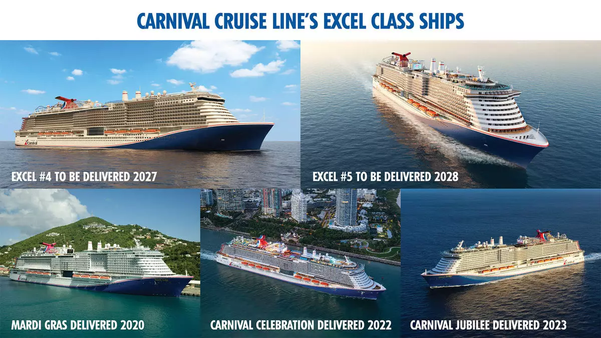 Carnival Corp. Orders Fifth Excel-Class Ship for Carnival Cruise Line