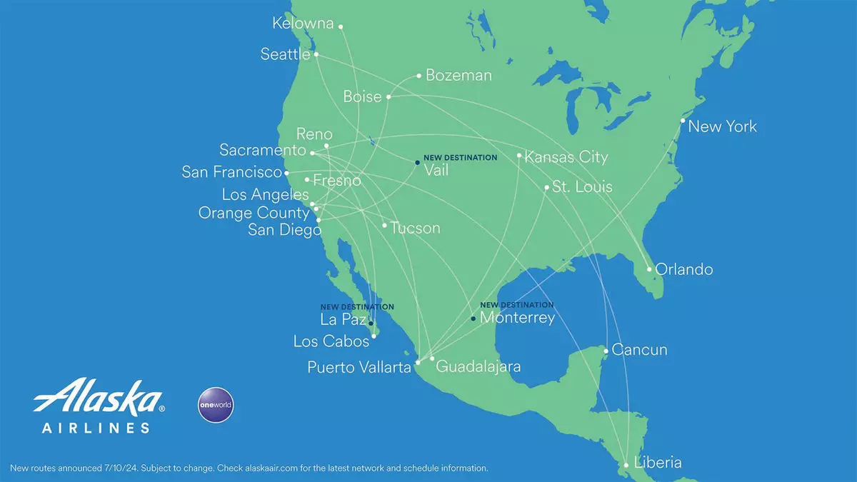 Alaska Airlines Expands Winter Seasonal Routes to Exciting Destinations