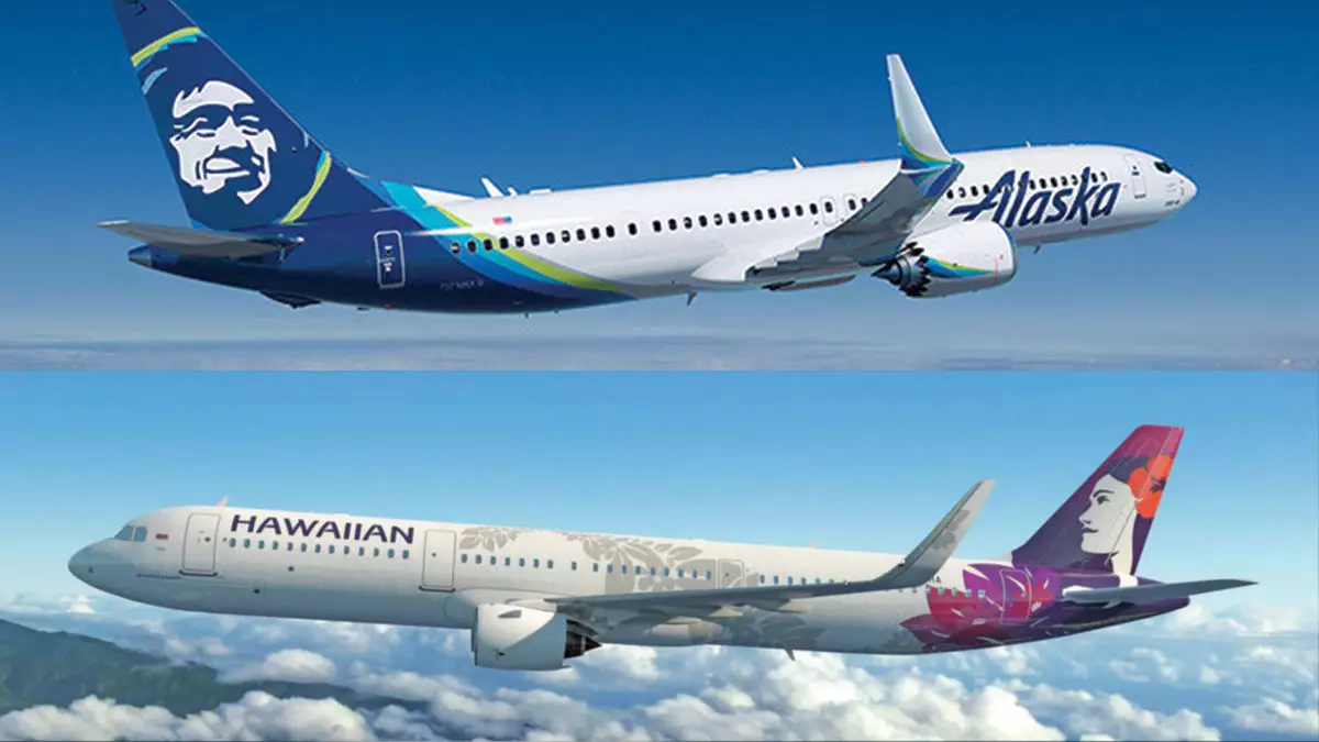 Aljaška Airlines úspěšně akvizuje společnost Hawaiian Airlines