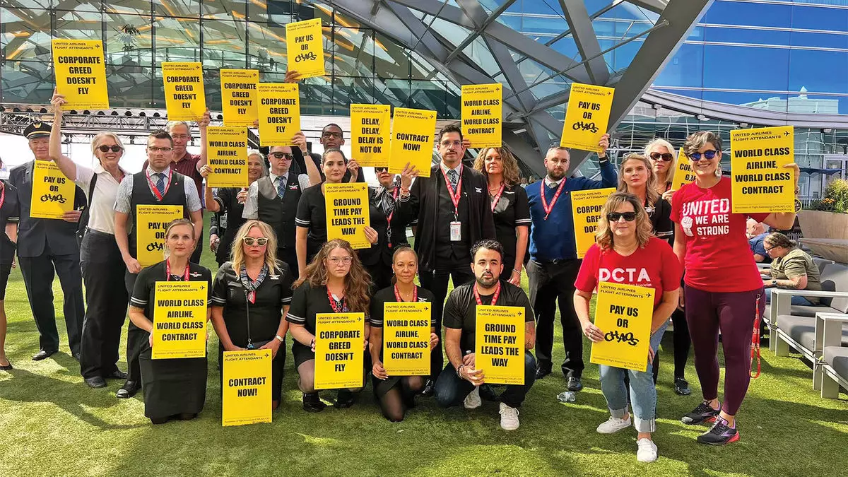 United Airlines Flight Attendants Vote to Authorize Strike