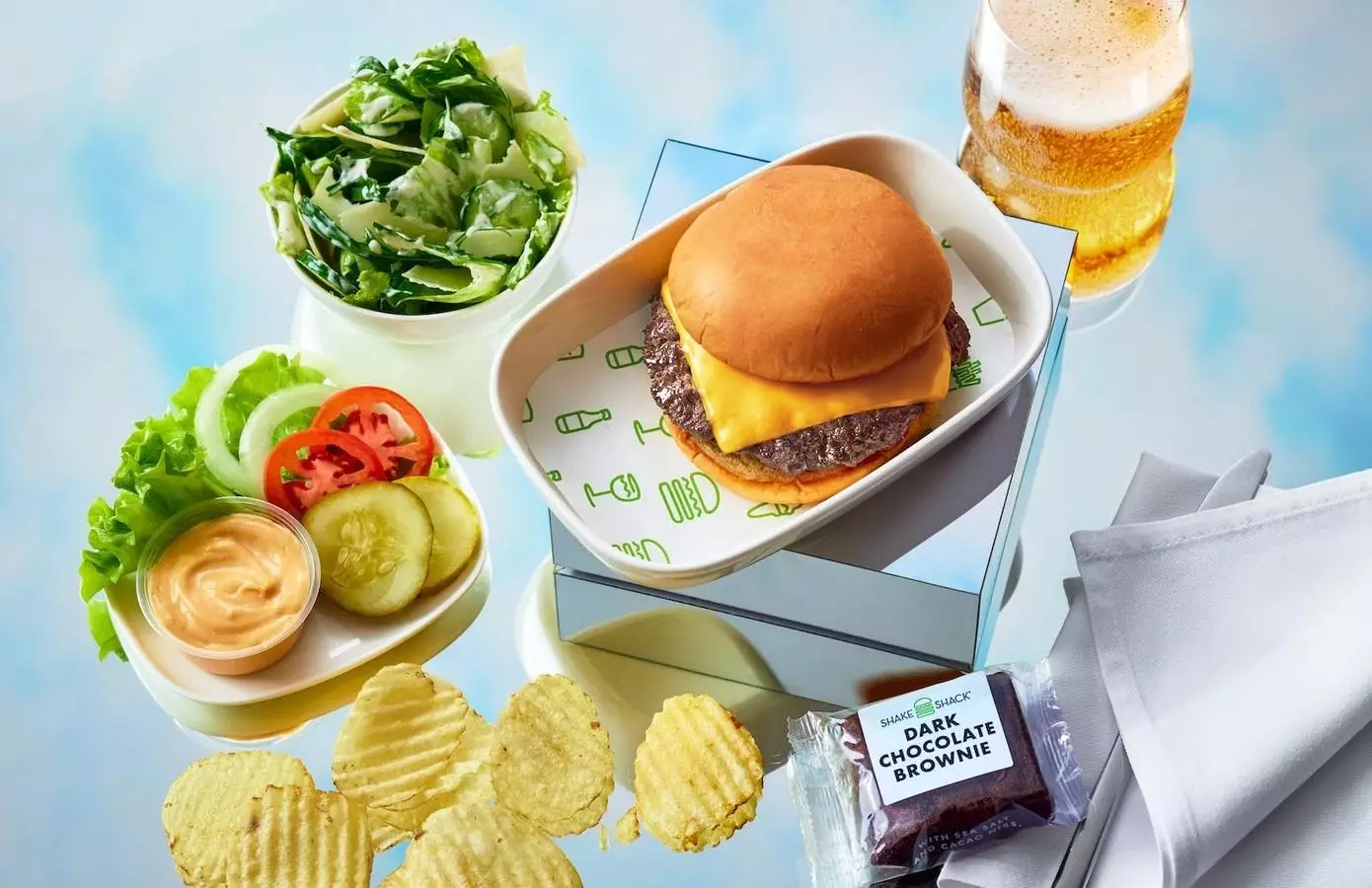 Sky-High Savor: Delta Air Lines Elevates In-Flight Dining with Shake Shack